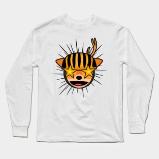 Excited Cyclist Deer Velo Long Sleeve T-Shirt